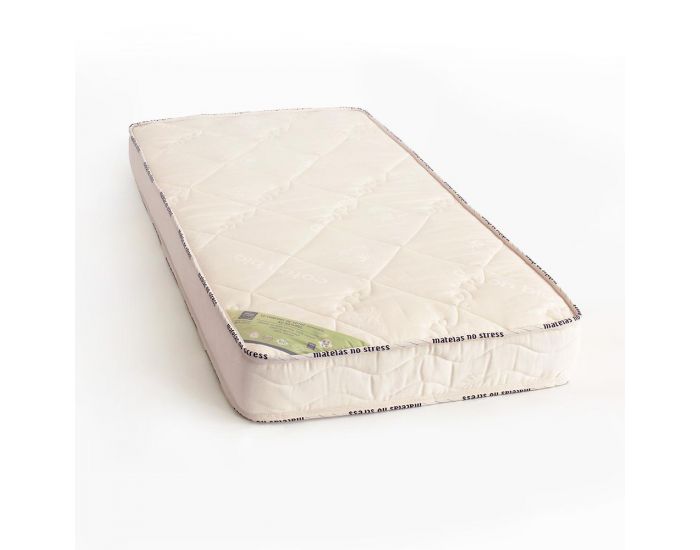 MATELAS NO STRESS  Matelas Enfant Fibres de Coco coutil Laine et coton Bio 