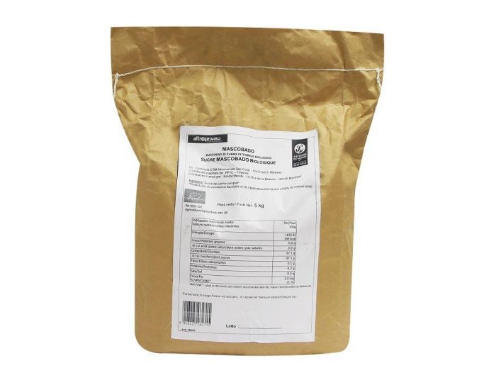 ARTISANS DU MONDE Sucre Mascobado Bio en Vrac - 5kg