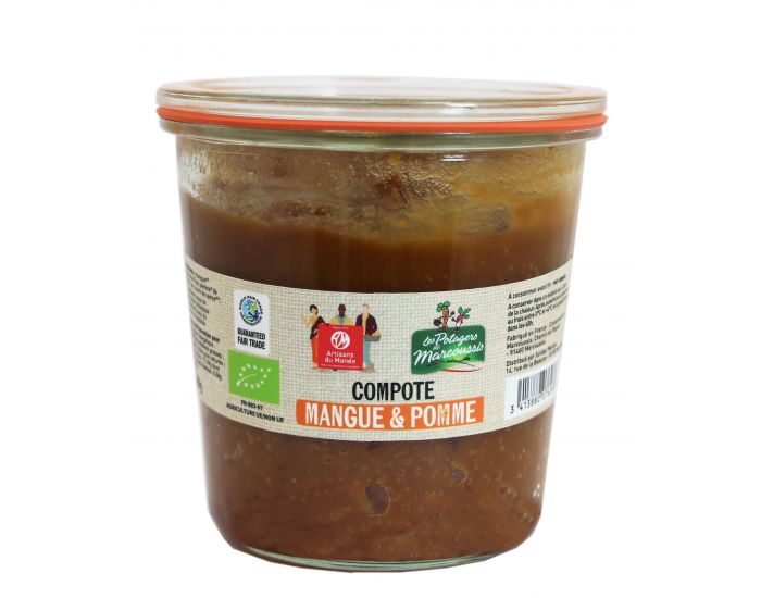 ARTISANS DU MONDE Compote Bio Pomme Mangue - 450g