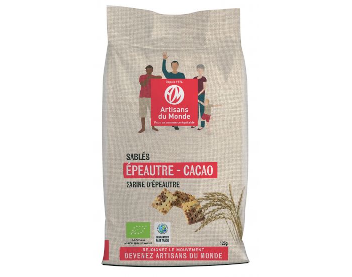 ARTISANS DU MONDE Sabls Epeautre Cacao Bio - 125g