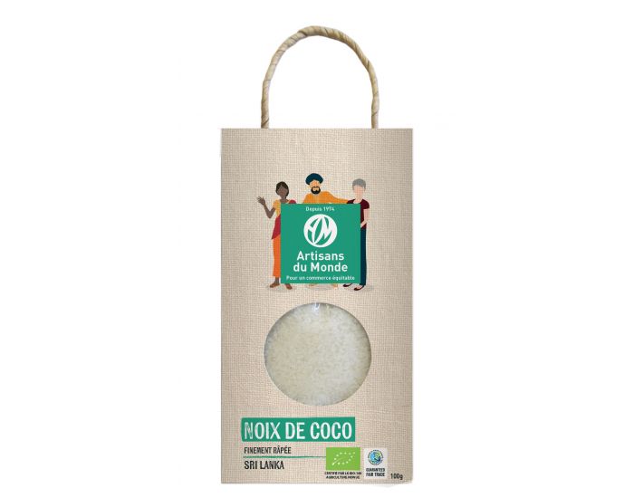 ARTISANS DU MONDE Noix de Coco R�p�e Fine Bio - 100g