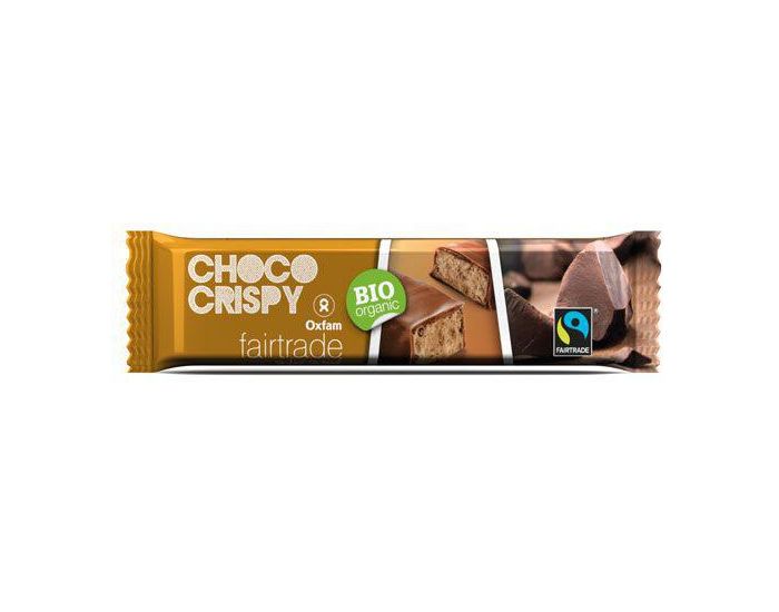 OXFAM Barre Bio Choco Crispy Rep Dominicaine  - 33g 