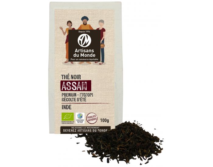 ARTISANS DU MONDE Th� Noir d'Assam Bio et Equitable en Vrac