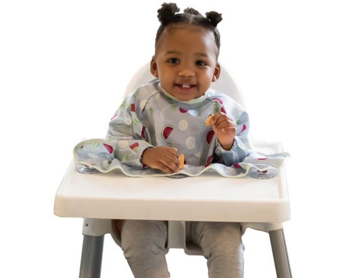 TIDY TOT Bavoir Manches Longues Nomade - Taille Unique - Fruits