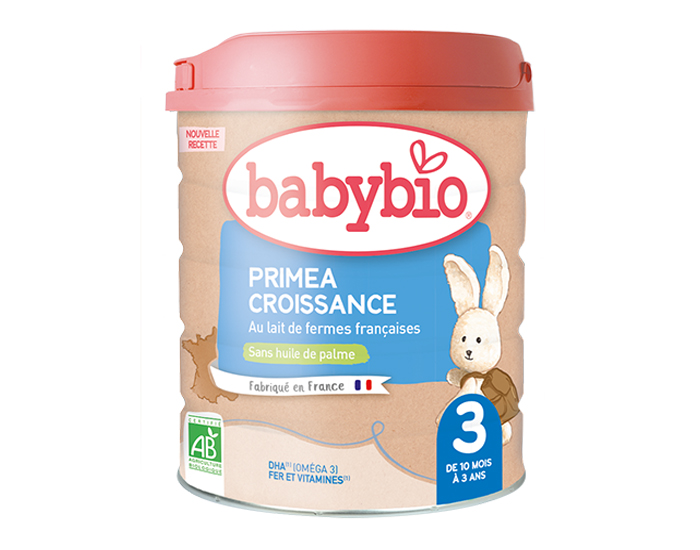 BABYBIO Croissance Prima 3 - Ds 10 mois - 800g