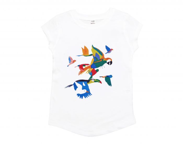 BABYBIRD T-Shirt Enfant Manches-Courtes, Motifs Jungle