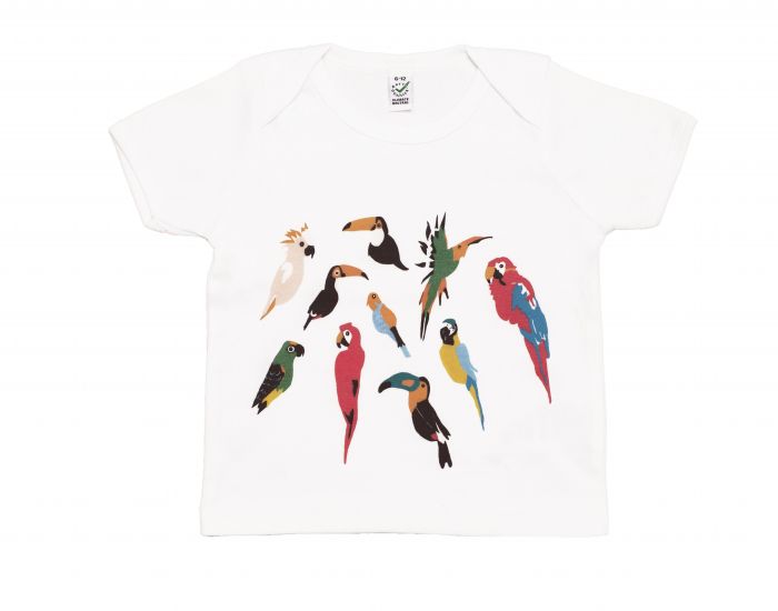 BABYBIRD T-Shirt Bb Manches-Courtes, Motifs Oiseaux