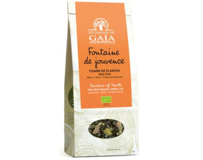 LES JARDINS DE GAIA Tisane Fontaine de Jouvence - Mlisse et Mauve - 50 g