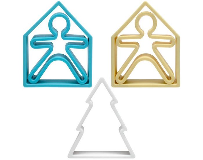 DENA Set de Jeux 5 Pi�ces en Silicone - D�s 10 mois. 