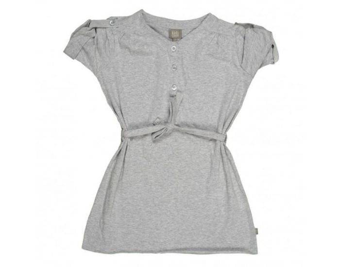 KIDSCASE Robe Grise en Coton Bio