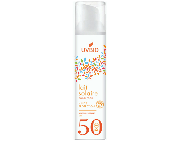 UVBIO Crme Solaire Indice 50 - Peaux Fragiles et Enfants - 100 ml