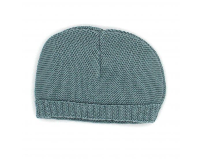 PREMIERS MOMENTS Bonnet Tricot� en Coton Bio - For�t