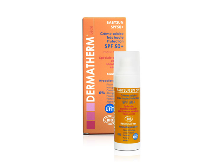 DERMATHERM Babysun Cr�me Solaire Tr�s Haute Protection SPF50+ - 50ml  