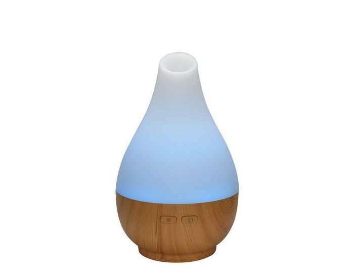 ZEN'AROME Diffuseur d'Huiles Essentielles Ultrasonique avec Eclairage Led - Julia