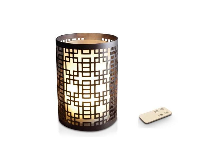 ZEN'AROME Diffuseur d'Huiles Essentielles avec T�l�commande et Eclairage Led - Vela