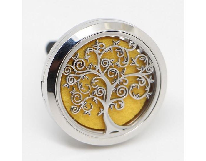 ZEN'AROME Diffuseur d'Huiles Essentielles pour Voiture en Inox Clip'Ar�me