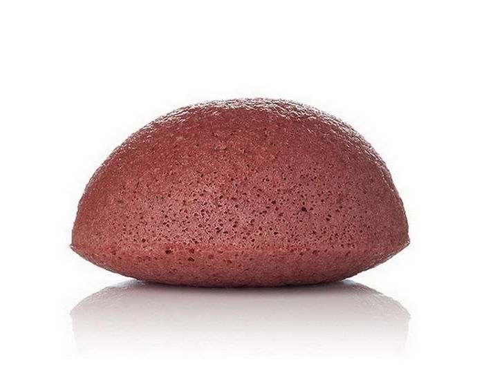 SUN AND SIA Eponge Konjac 100% Naturelle Enrichie � l'Argile Rouge - 100g