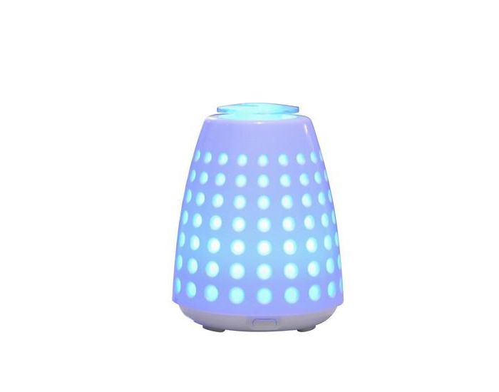ZEN'AROME Diffuseur d'Huiles Essentielles Ultrasonique avec Eclairage Led Fira