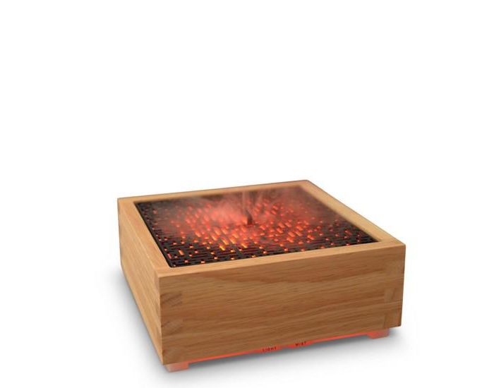 ZEN'AROME Diffuseur d'Huiles Essentielles Ultrasonique avec Eclairage Led - Kaori