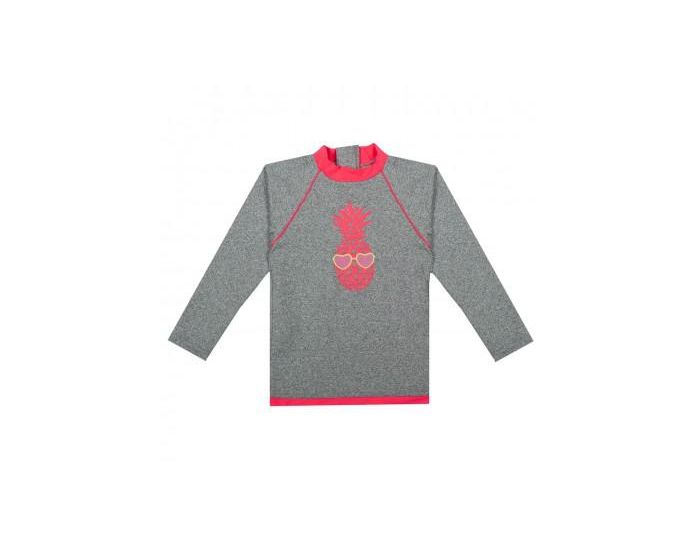 MAYOPARASOL Ananas Tshirt Anti UV B�b� Fille Manches Longues