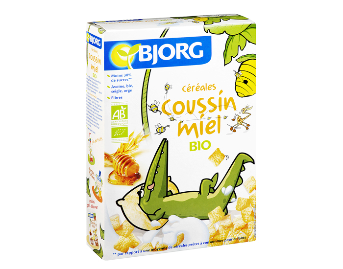 BJORG ENFANT C�r�ales Coussin Miel - 250 g 