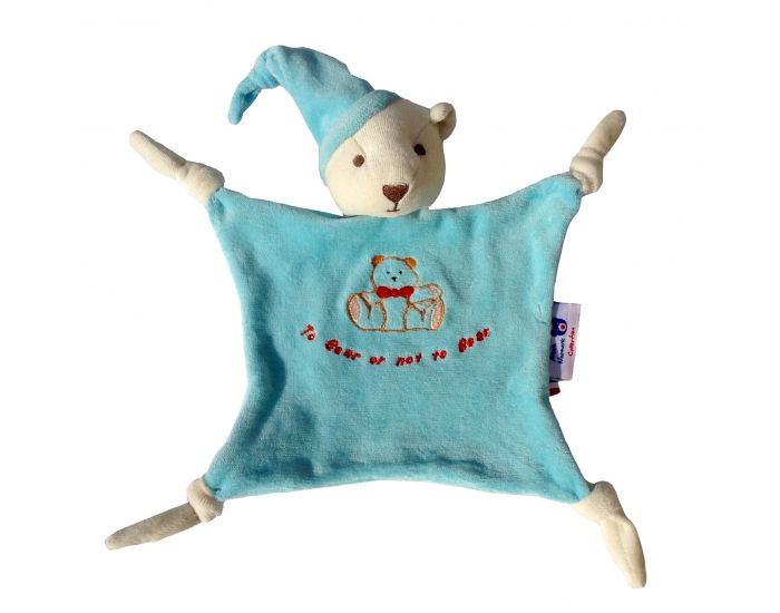 ALEXIA NAUMOVIC Doudou Ours Bleu - D�s la naissance