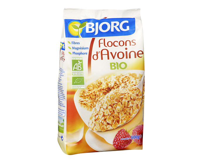 Flocons d'avoine petit-déjeuner bio - Bjorg