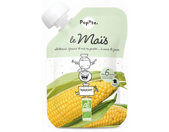 POPOTE Le Ma�s - Lot de 10 gourdes - D�s 6 mois