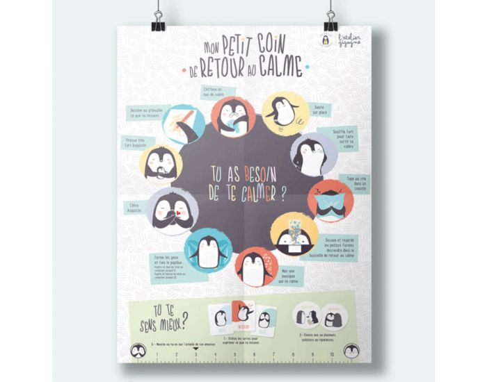 L'ATELIER GIGOGNE Poster De Retour Au Calme 