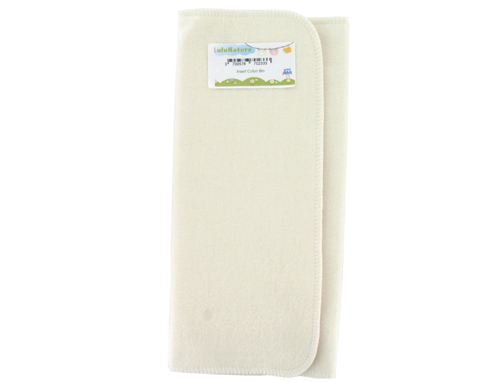 LULU NATURE Insert coton bio  plier