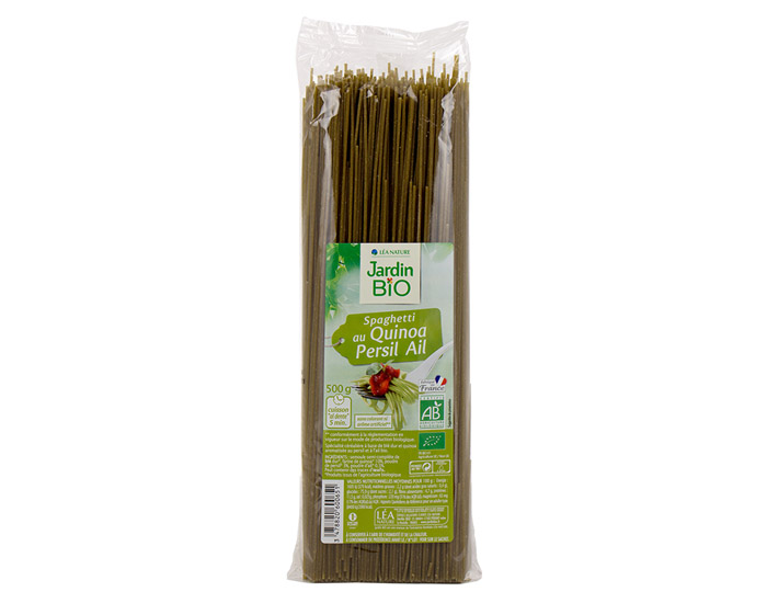 JARDIN BIO Spaghetti Quinoa Persil Ail - 500 g