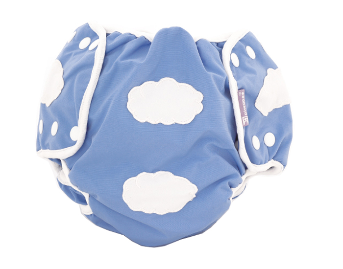 PIWAPEE Culotte de Protection Shorty - Nuages