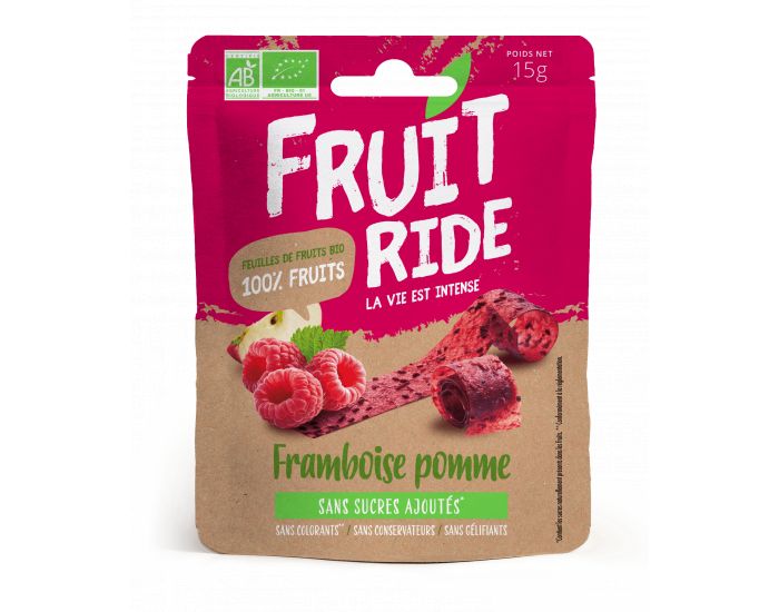 FRUIT RIDE Framboise Pomme Doypack - 15g