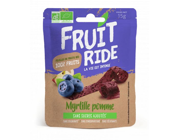 FRUIT RIDE Myrtille Pomme Doypack - 15g