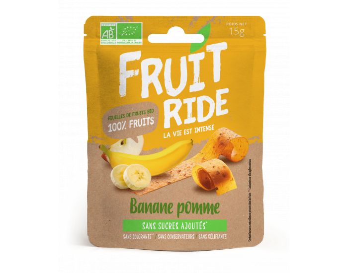 FRUIT RIDE Fruit Ride Banane pomme Doypack 15g