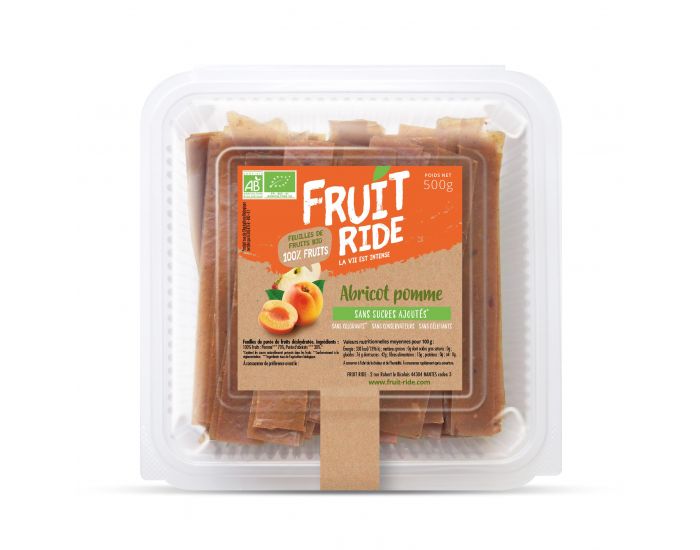 FRUIT RIDE Abricot Pomme Barquette - 500g