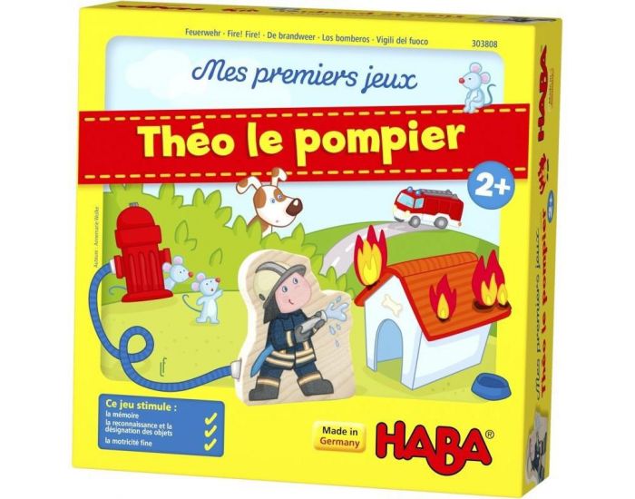 HABA Mes premiers jeux : Th�o le pompier - D�s 2 Ans 