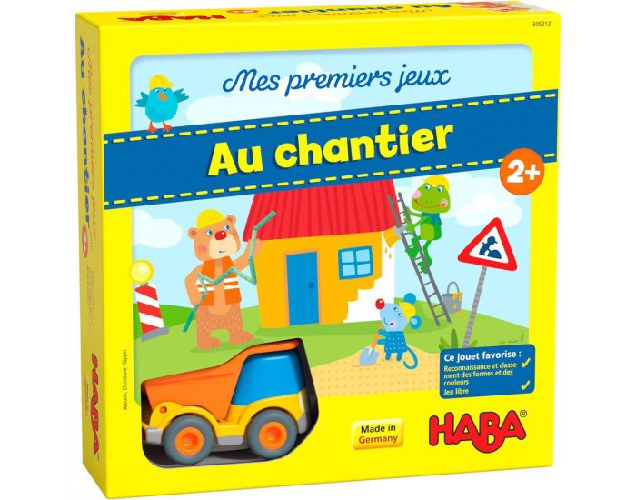 HABA Mes Premiers Jeux - Au Chantier - Ds 2 Ans 
