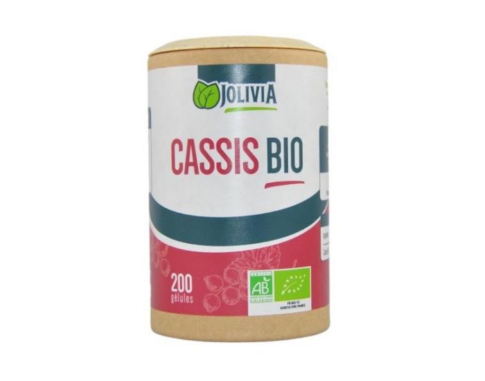 JOLIVIA Cassis Bio - 200 glules vgtales de 250 mg