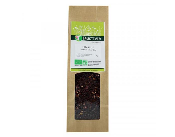 FRUCTIVIA Tisane d'Hibiscus Bio - 150 g