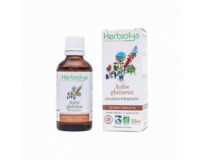 HERBIOLYS Bourgeons d'Aulne glutineux Bio - 50 ml