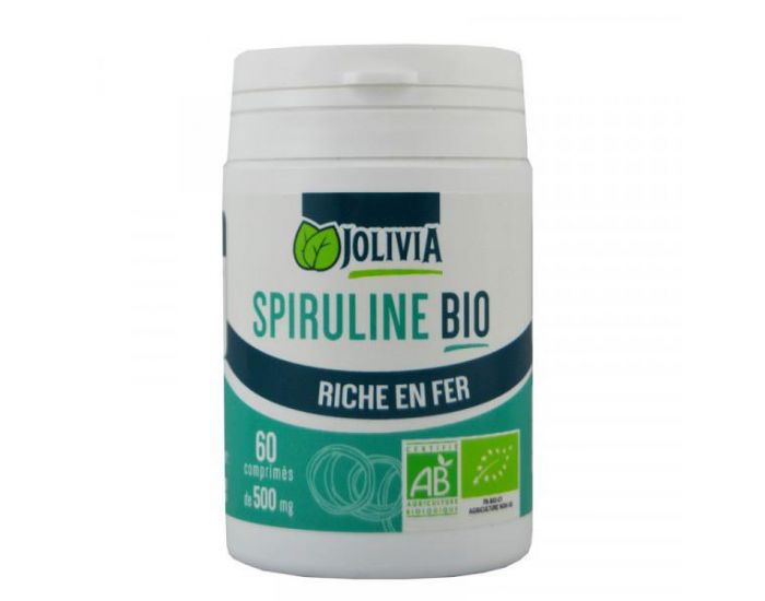 JOLIVIA Spiruline Bio - 60 comprims de 500 mg
