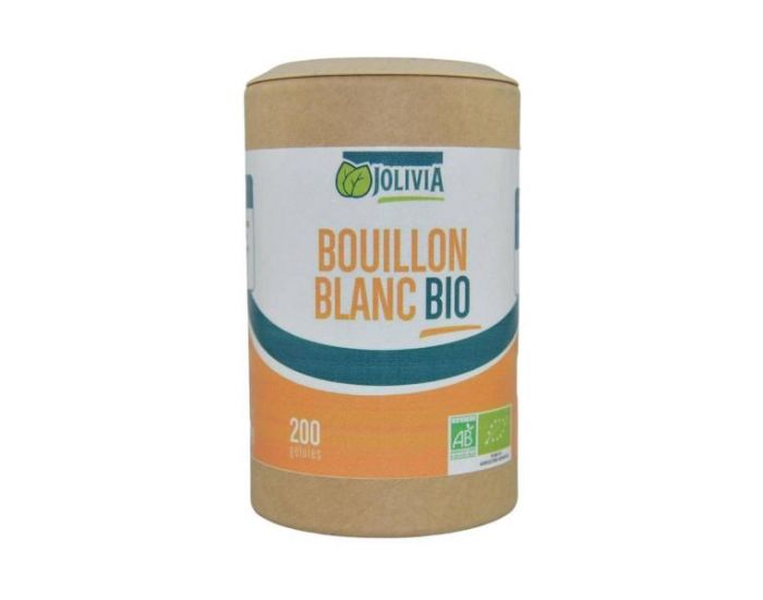 JOLIVIA Bouillon blanc Bio - 200 glules vgtales de 225 mg