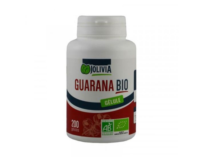 JOLIVIA Guarana Bio - 200 glules vgtales de 300 mg (6)