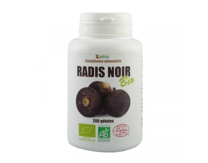JOLIVIA Radis Noir Bio - 200 glules vgtales de 270 mg (6)