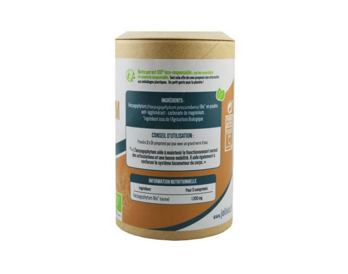 JOLIVIA Harpagophytum Bio - 200 comprim�s de 400 mg (5)