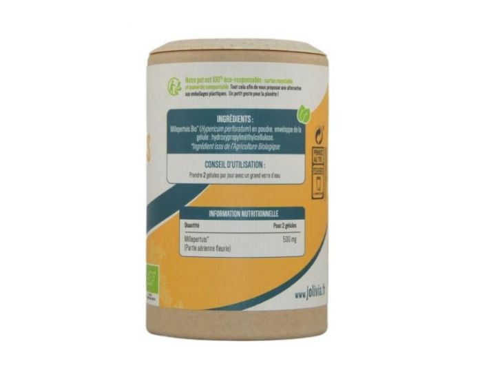 JOLIVIA Millepertuis Bio - 200 glules vgtales de 250 mg (2)