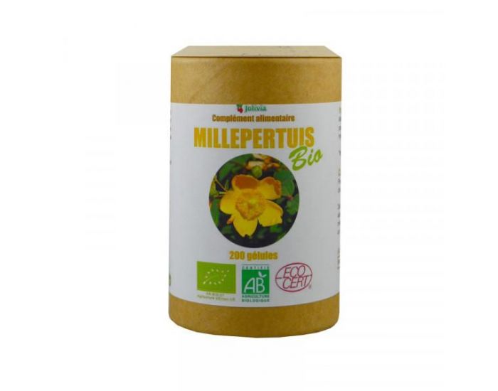 JOLIVIA Millepertuis Bio - 200 glules vgtales de 250 mg (1)