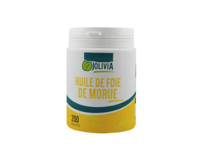 JOLIVIA Foie de morue - 200 capsules de 500 mg (6)