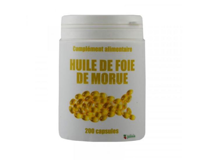 JOLIVIA Foie de morue - 200 capsules de 500 mg (9)